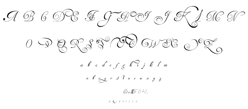 Van den Velde Script font