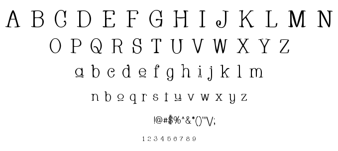 Whackadoo font