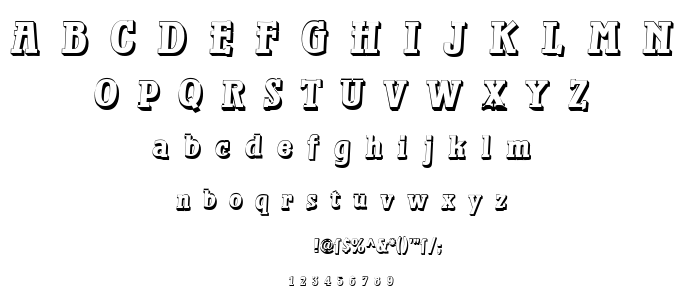 Waterloo Relief font