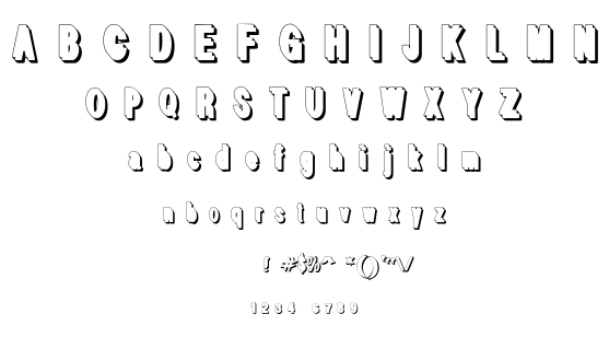 White Free font