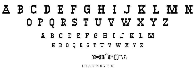Winslett font