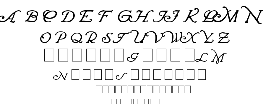 WRENN INITIALS font