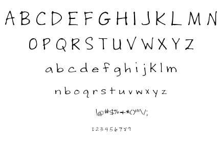 Writing Stuff font