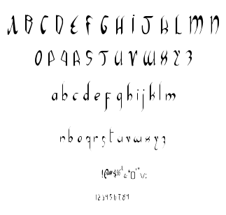 Xaphan font