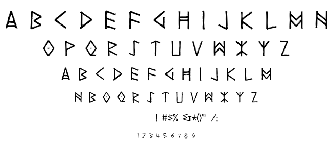 Yggdrasil font