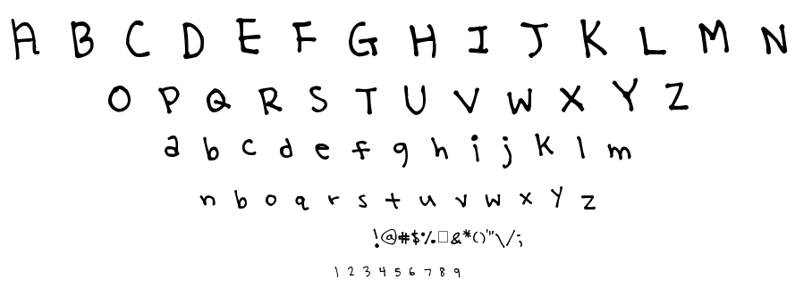 Yoo Hae Mool font