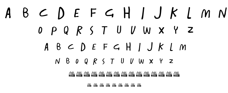 Zdravo Maria font