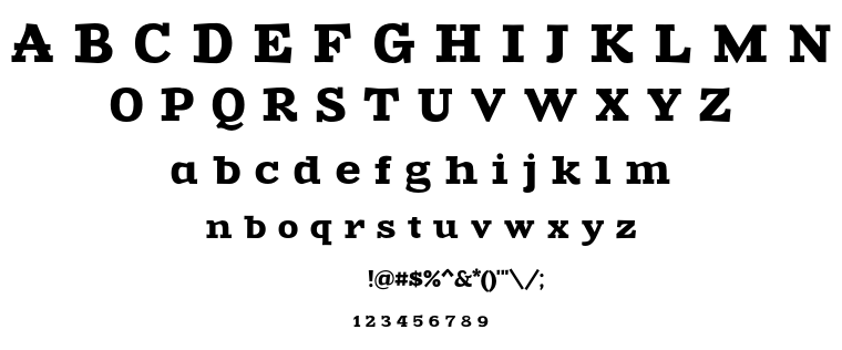 Zantroke font