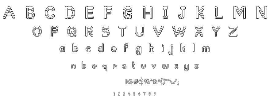 Zapped Sticks font