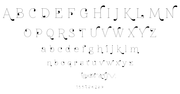 Znikomit No24 font
