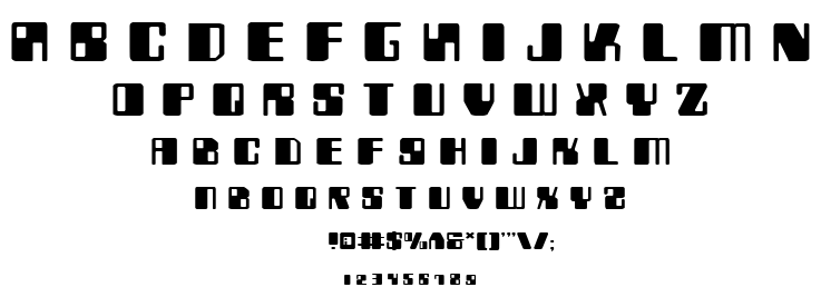 Zyborgs font