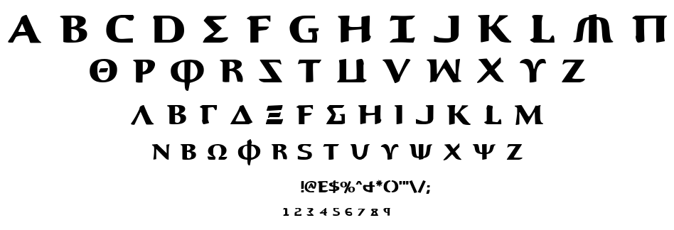 Aegis font