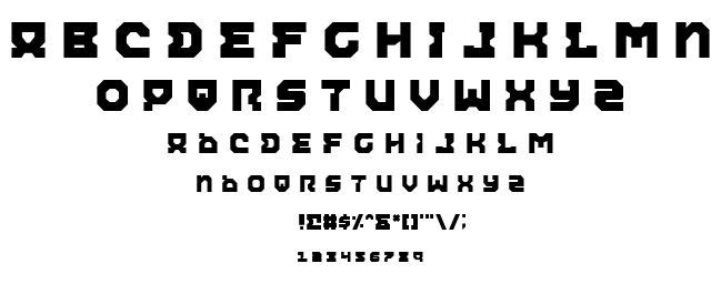 Airacobra font