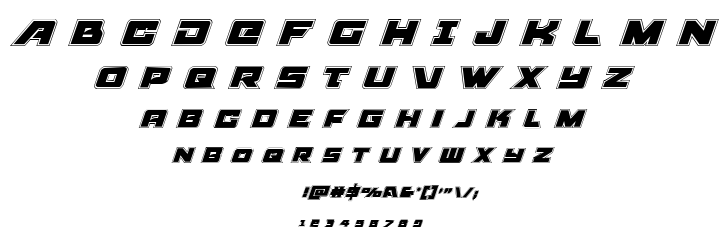 Aircruiser font