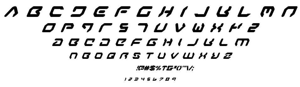 Airstrip One font