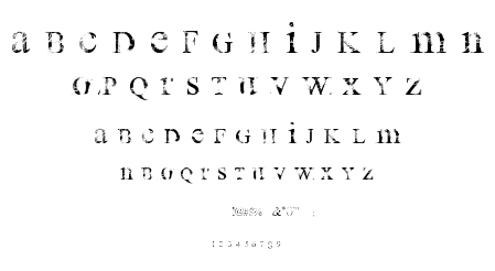 All Used Up font