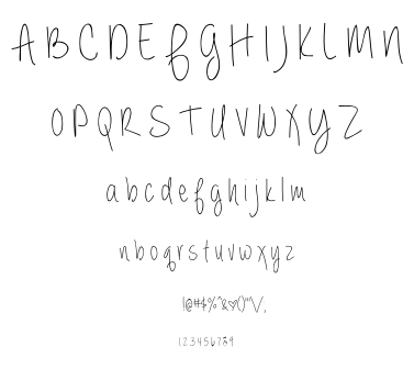 Always forever font