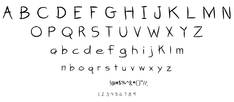 Attack of the Cucumbers font