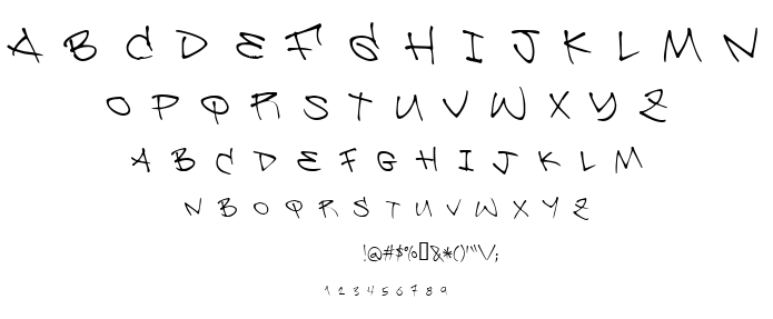 Be Aggressive font