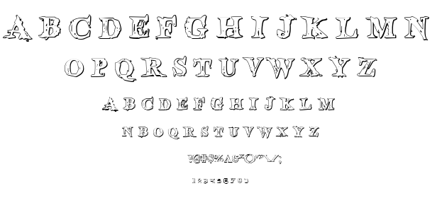 Blood Crow font