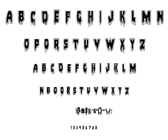 Bloodlust font