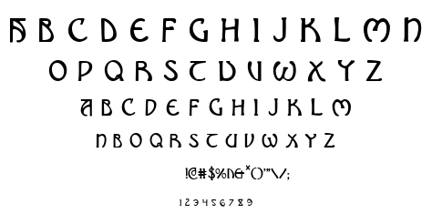 Brin Athyn font