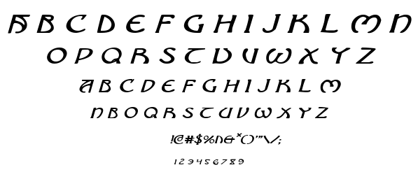 Brin Athyn font