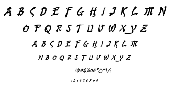 Bushido font