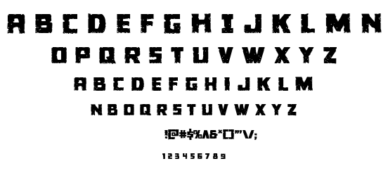 Colossus font