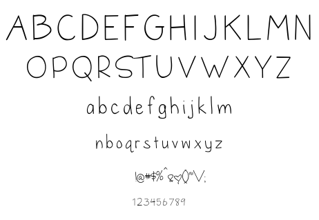 Dandelion in the Spring font