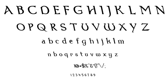 Dumbledor font