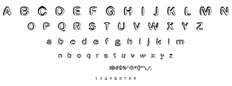 Efentine font