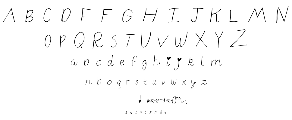 Elizajane font