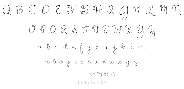 English Essay font