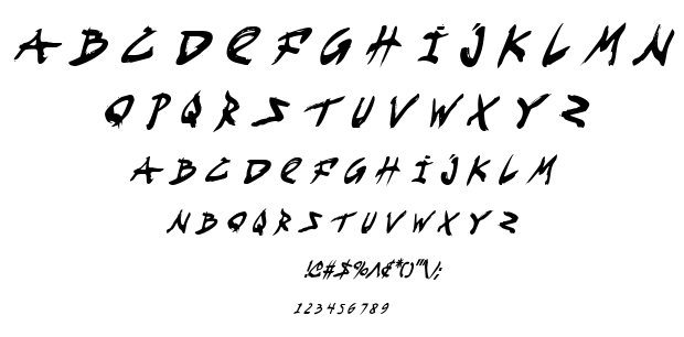 Fight Kid font