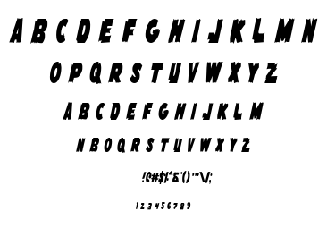 Flying Leatherneck font