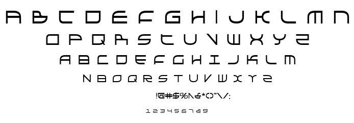 Galga font