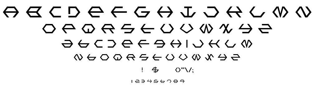 Gamma Sentry font