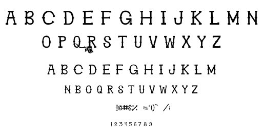 Ghosttown BC font