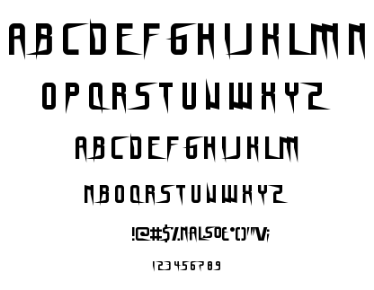 Gnome Splinters font