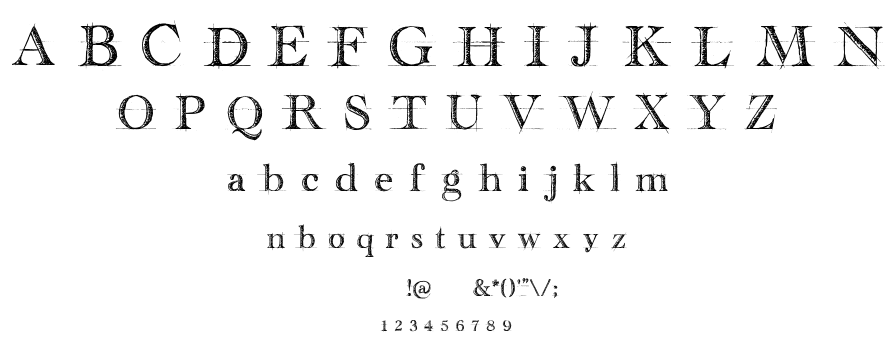 Handwriting Draft font