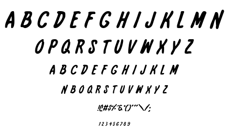 International Super Hero font