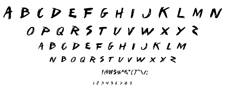 I Want My TTR ! font