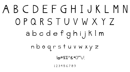 Jelly Bean Sandwich font