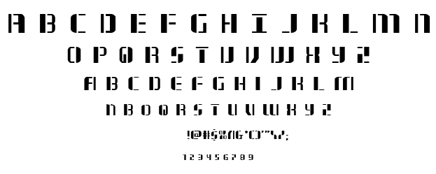 Jetway font