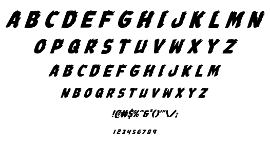 Johnny Torch font