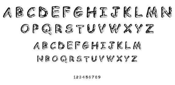 Knity font