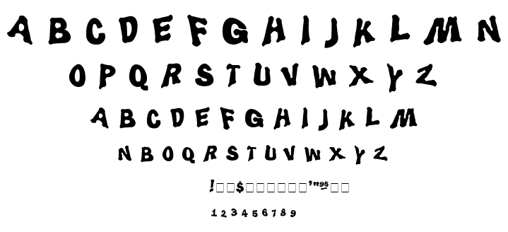 LuggerBug font