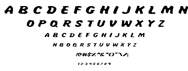Miss Amanda Jones font