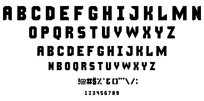 Manly Man font